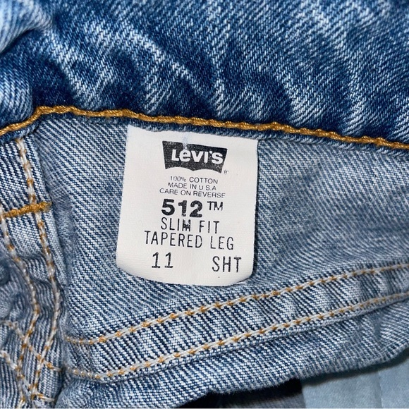 Vintage 512 slim fit tapered leg jean size 11 / sht /W28 1/2 - Picture 7 of 13